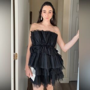 NEW!! Altard State Tulle Black Dress SZ M
